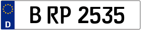 Truck License Plate